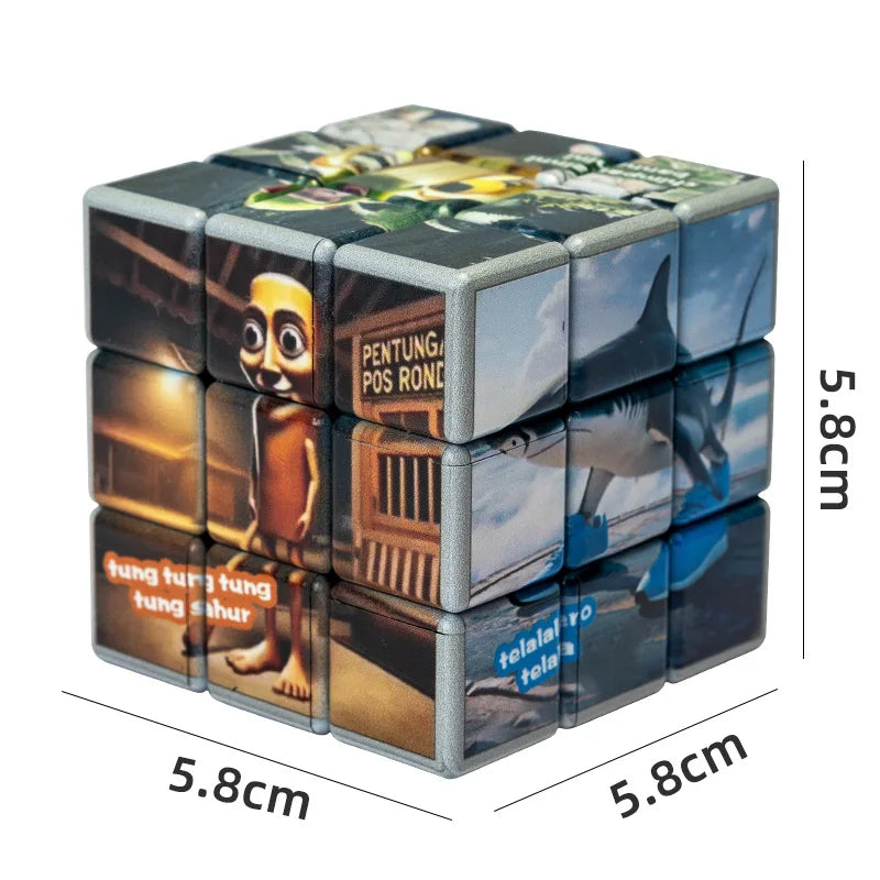 Cube of Unreason - Brainrot puzzle cube